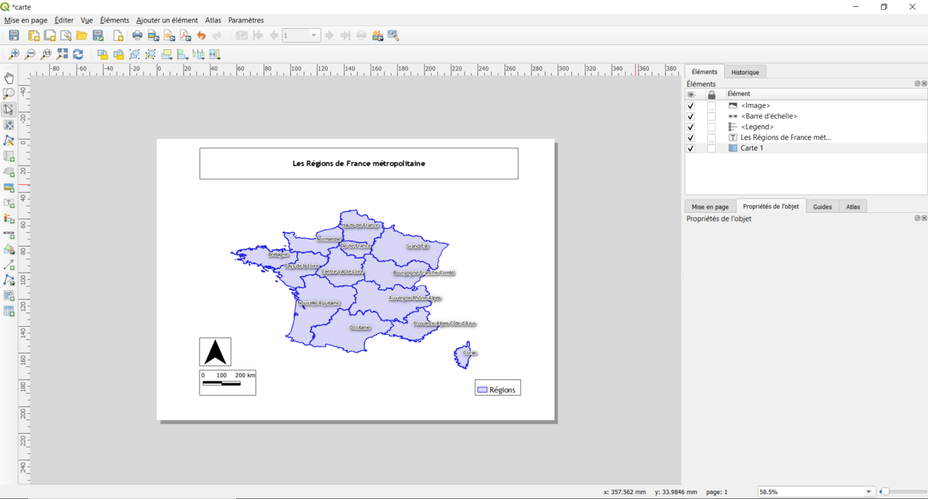 ATLAS QGIS : Création de cartes, Échelle, Filtre et Export - GEOMATICK