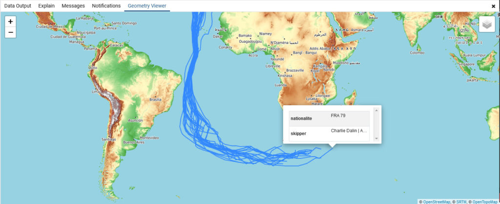 Vendée Globe parcours des skippers