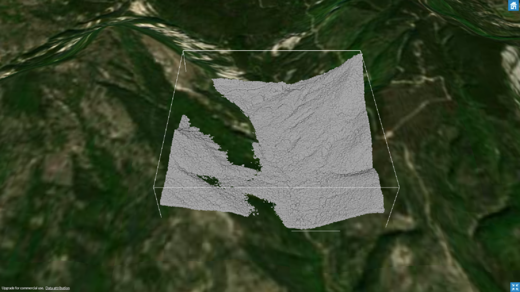 WebMapping 3D d'une donnée LIDAR