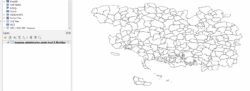 télécharger les limites administratives dans QGIS